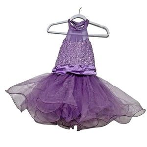 Weissman Purple Kids Dance Costume Dress